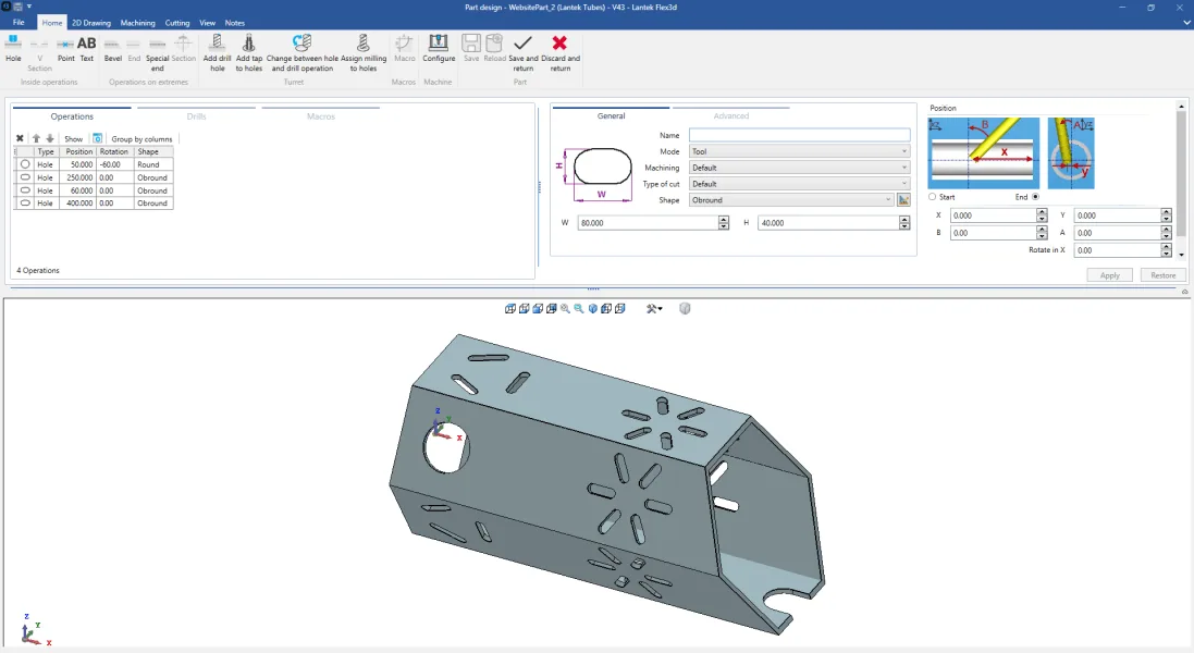 Lantek Flex3D Tubes Lantek Flex3D Tubes