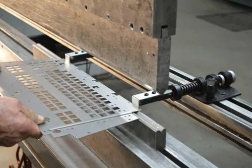 How to set up an old press brake