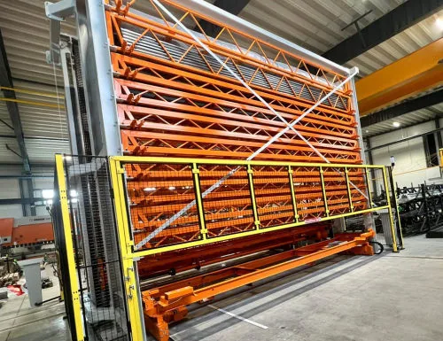 BAUMALOG automatic rod and tube storage system in Lithuania